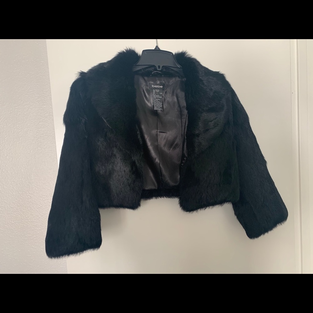 100%Rabbit Fur Shrug